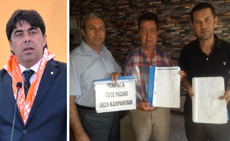Yeni Foça'da Gece Pazarı isyanı